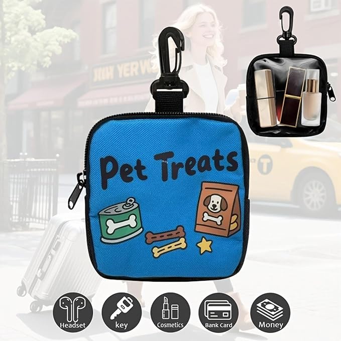 Dog Treat Pouch,Lightweight Pet Supplies | Dog Treat Waist Pouches for Training,for Walking Outdoor Camping Travel Vacation Hiking Adventure