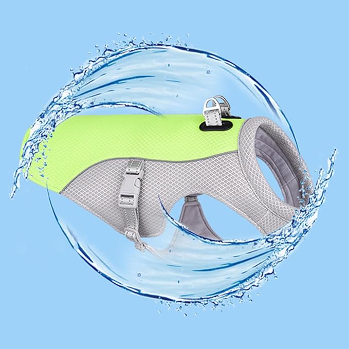 Dog Cooling Clothes Pet Vest Breath-able Mesh Fast-Dry with Reflective Strip Dogs Supply Mesh Fabric Clothing Lightweight for Dogs