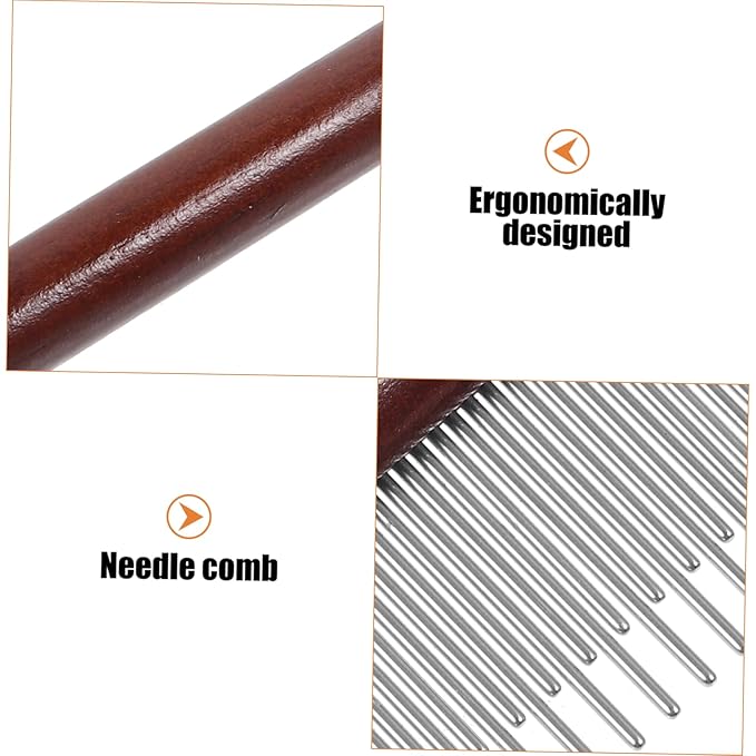3pcs Tear Stain Brush for Small Dogs Cat Grooming Supplies Dog Grooming Combs Pet Comb Wooden Handle