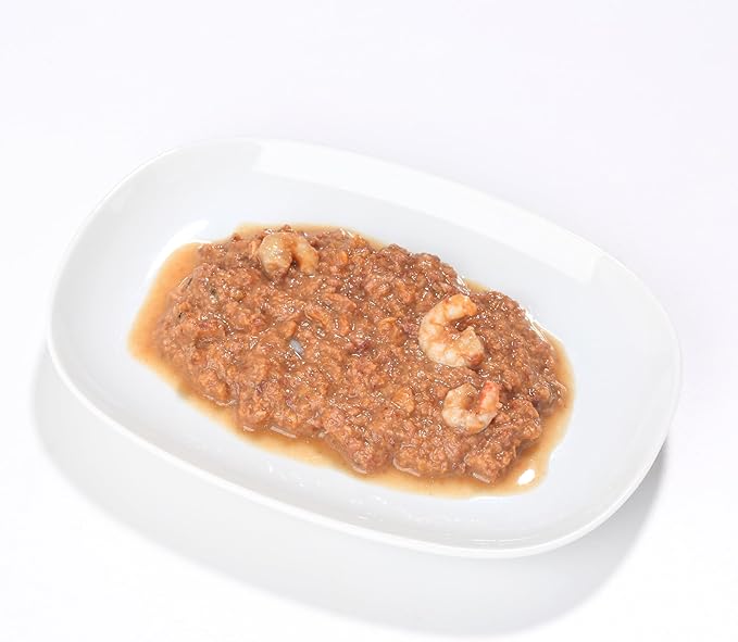 almo nature Classic Wet Cat Food, Tuna Recipe with Shrimp in Gravy, Grain Free, GMO Free, No Artificial Colors and Flavors, 2.47oz Pack of 12