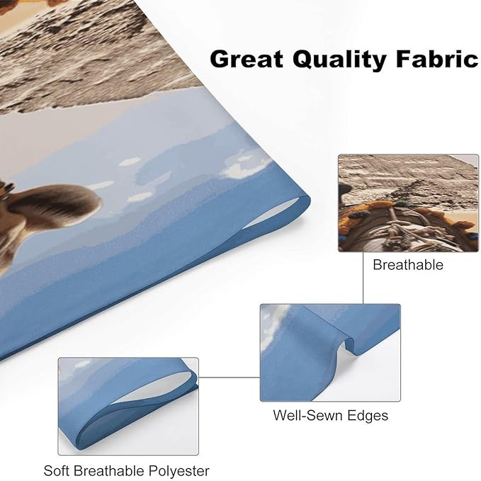 Dog Bandana Spring Pet Scarf Adjustable Triangle Pyramid Camel Printing Dog Bib Washable Polyester Puppy Bandana for Small Medium Large Dogs Cat Birthday Party Supplies