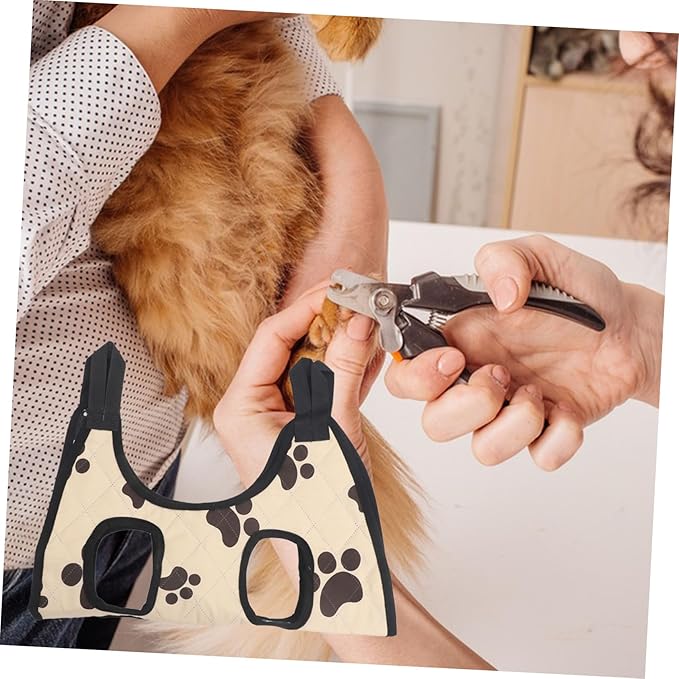 Cat Grooming Hammock for Nail Trimming Pet Sling for Cats and Dogs Breathable Oxford Reusable Grooming Assistant Strong Support for Easy Bathing and Beauty Random Style