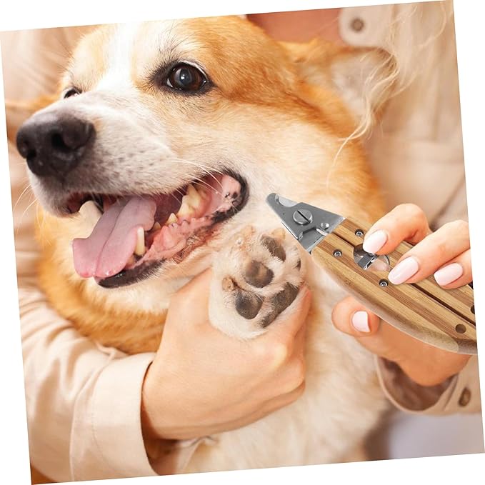 Pet Nail Clipper for Dogs and Cats Compact Stainless Steel Toenail Trimmer with Safety Guard for Small Animals Easy and Convenient Grooming Tool for Home Use