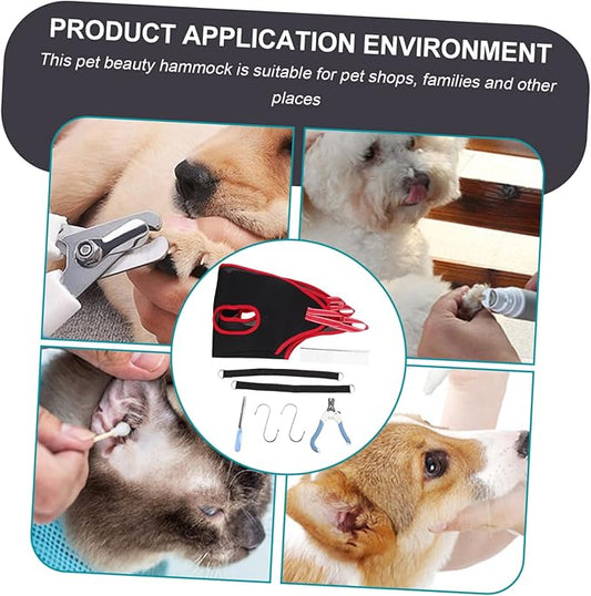 Nail Trimming Tools for Pets Cat Dog Grooming Hammock Pet Nail Trimming Harness Easy to Use