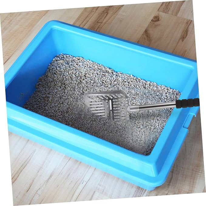 Handle Cat Litter Scoop Poop Cleaning Tool for Easy Pet Waste Removal Ergonomic Grip Design for Household Use Convenient Litter Cleaning