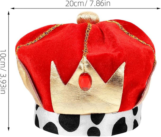 TOYANDONA Pet Dog Hat Party Crown Decorative Birthday Headdress Adjustable One Size for Cats and Dogs Festival Supplies