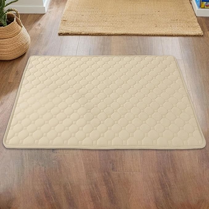 Absorbent Dog Pee Pads, XL Potty Training Mats, 50*60cm Reusable Cat Urine Pad for Hygiene Control Pet Supply for Indoor Outdoor Travel Sleeping Playing Whelping Home Puppy Kitten