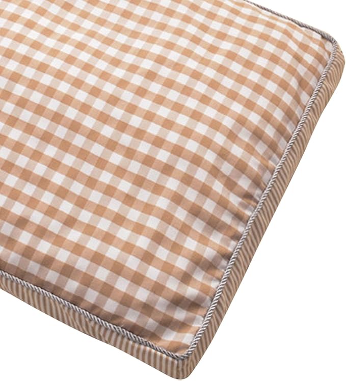 Dog Sofa Bed, Removable Washable Cover, 4 Season Universal, Soft Plush Plaid Cat Bed, Comfortable Pet Supplies (M)