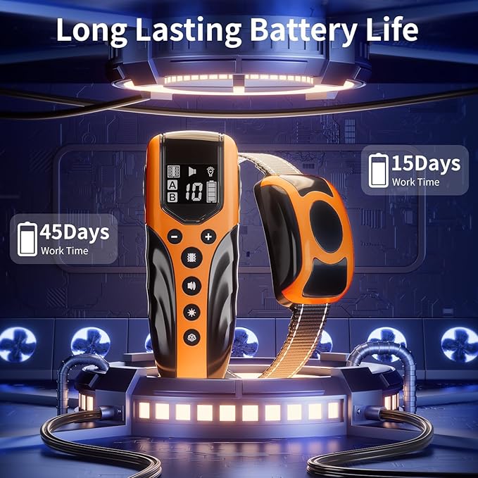 No Shock 2 Dogs Training Collar, 2025 Vibrating 2 Dogs Collar with Remote 2000ft, Beep and Vibration Collor for 2 Dogs 10-120lbs, Rechargeable/Security Lock & Humane to Stop Bad Behaviors