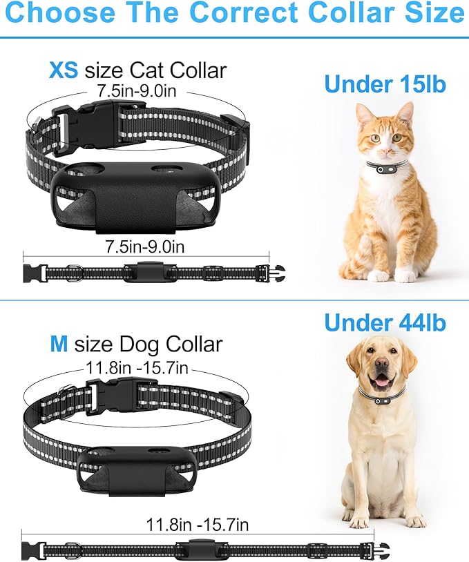 Cat Camera Collar with Phone APP, 1080P HD Video Recording Pet Camera Collar – Cordless Lightweight Rechargeable Pet POV Cam for Curious Cats & Adventurous Pups-XS-Size Cat Action Cameras
