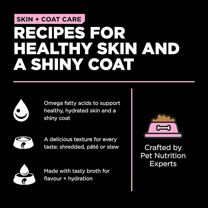 Go! Solutions Skin + Coat Care, Wet Dog Food, Pollock Pâté with Grains Sensitive Skin, 12.5 oz (Pack of 3)