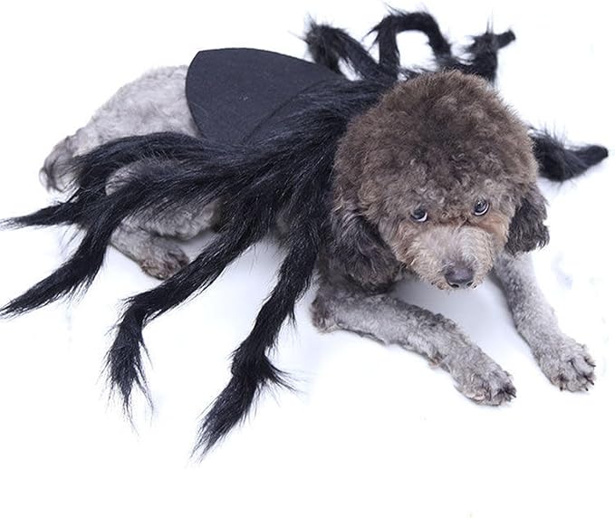 Pet Costume Dark Funny Spiders Animal Cosplay Dress Accessories Halloween Supplies Cosplay Furry Costume