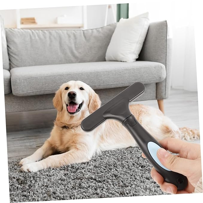 BESPORTBLE Stainless Steel Pet Comb Brush Double Rows Slicker for Dog Cat Grooming Undercoat Rake for Curly Hair
