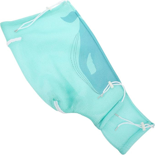 Cat Grooming Bag Multi-Functional Cat Bathing Net for Nail Trimming Ear Cleaning Nail Care Breathable Durable Material Drawstring Design Essential Pet Supply Random Style