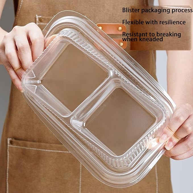 50PCS Disposable Pet Bowls – Anti-Ant Cat and Dog Food Bowls, Large Cat Wet Dishes, Plastic Double Dish for Water, No Spill, Non-Tip, Non-Slip, Ideal for Outdoor Pets, Small and Medium Dogs