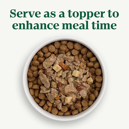 Nutro Adult Wet Dog Food, Natural Grain Free Dog Food Wet Cuts in Gravy Simmered Beef & Potato Stew Recipe, 3.5 oz. Tray