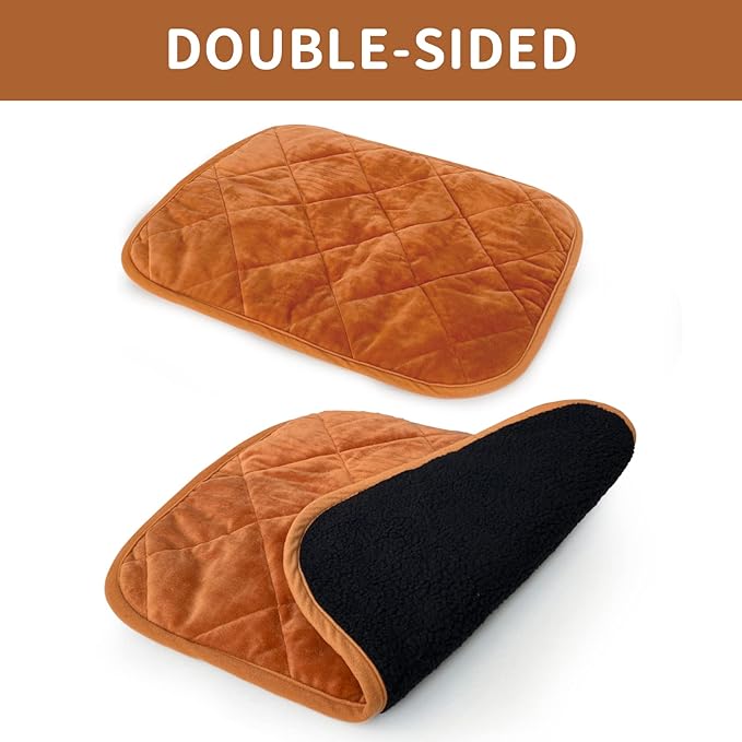 NAMOTEK Self-Warming Cat Bed Indoor/Outdoor Super Soft Self Heating Pet Mat Washable Thermal Pad for Cat & Dog 35x23 inch