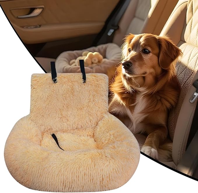 Small Dog Car Seat - Soft Dog Car Seat Boosters | Pet Supplies Washable Travel Bed for Medium Small Puppy Kitten Vehicle Traveling Vet Visit Daily Vacations