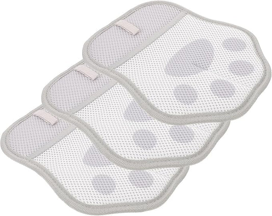 UPKOCH 3pcs Pet Hair Removal Gloves Electrostatic Grooming Mitts for Cats and Dogs Reusable Gray Hair Remover Gloves for Furniture Carpet Couch Cleaning