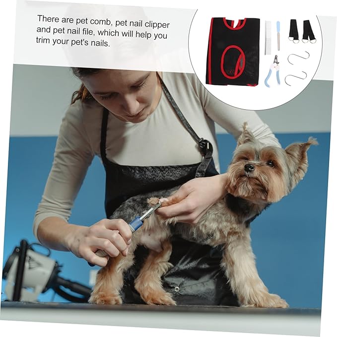1set Pet Grooming Hammock for Cats Dogs Hanging for Nail Trimming Grooming Breathable Stable Sling for Pets