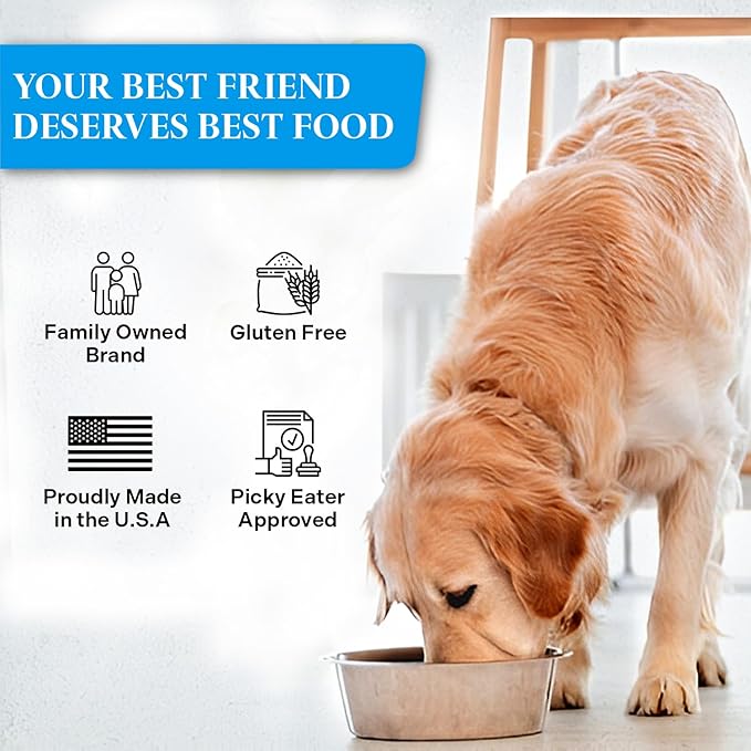 Healthy Dogma - PetMix Dehydrated Dog Food – Fish Dinner with Wild-Caught Alaskan Salmon & Whitefish – Gluten-Free, Skin & Coat Support, Clean Ingredient Dog Food – No Preservatives, (2 lbs)