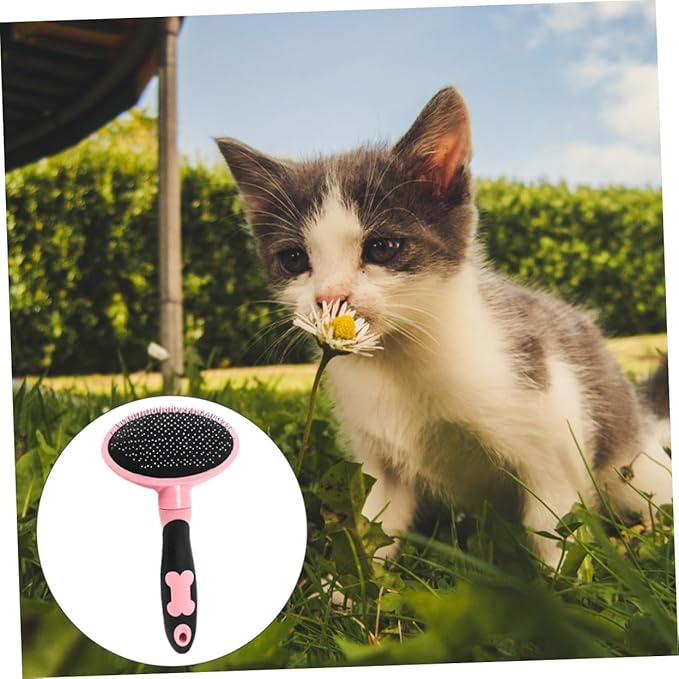 Slicker Brush for Cats Small Dogs Pet Grooming Tool Fine Craftsmanship Easy to Pet Supplies