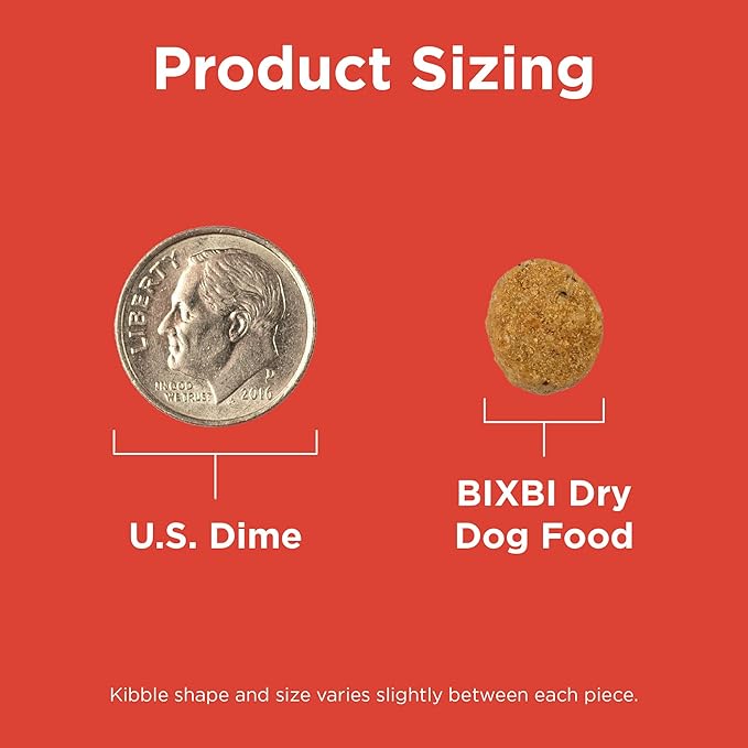BIXBI Rawbble Freeze-Dried Raw Coated Dog Food, Beef – Fresh Meat, No Meat Meals, Grain-Free – USA Made, 24 lbs