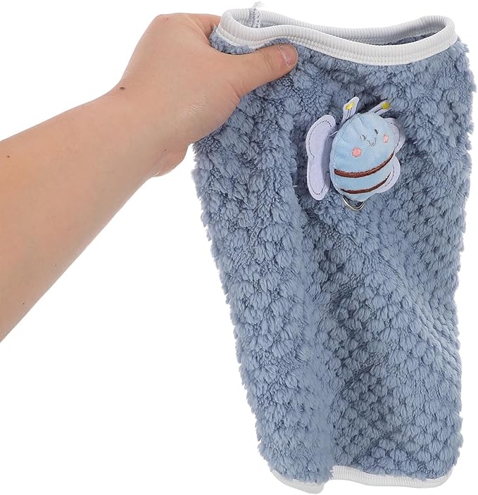 Bee Dog Vest Costume Small Dog Shirt Denim Blue Pet Clothes XL Size Party Supplies