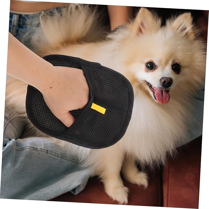 TOYANDONA 2pcs Double Sided Cat Dog Grooming Gloves Efficient Hair Removal Mittens for Pet Shedding Ergonomic Design for Comfortable Use for Cleaning Cats and Dogs