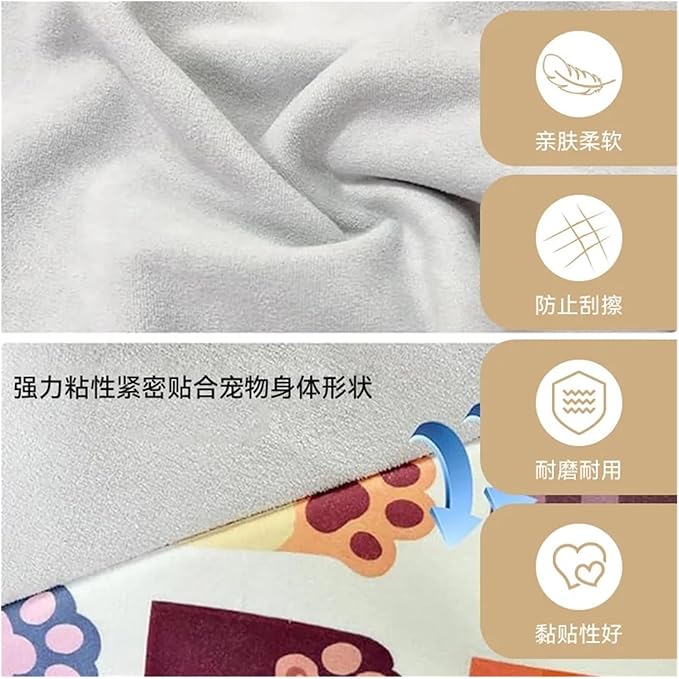 Self-Adherent Cat Grooming Wrap - Bite, Scratch, Escape Swaddle for Nail Clipping & Medicine Administration(Yellow)