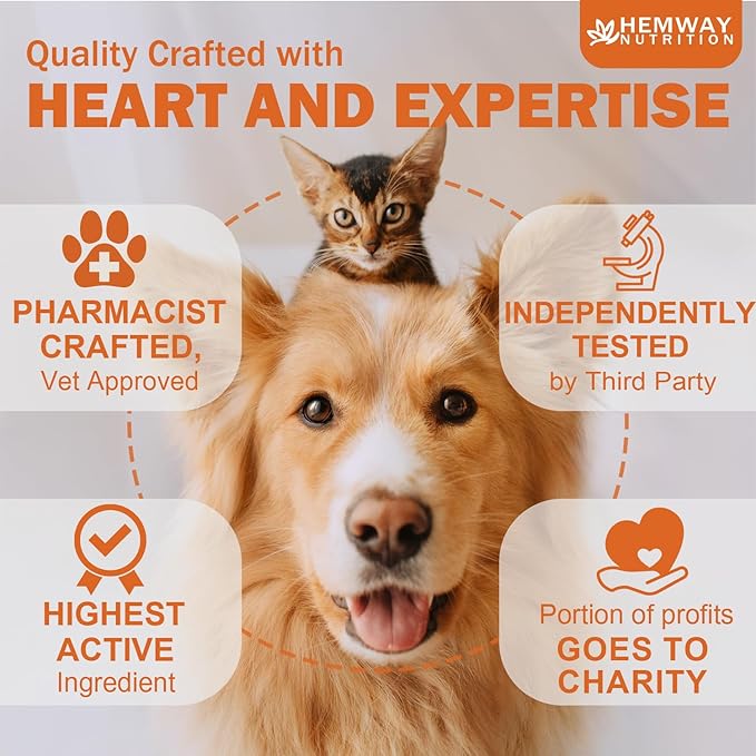 (2-Pack) Organic Hеmp Oil for Dogs and Cats - Pet Hеmp Drops for Anxiety Relief, Stress,Pain, Calming, Sleep, Arthritis - Treats Chews - Support Hip and Joint Health - Rich in Omega 3-6-9