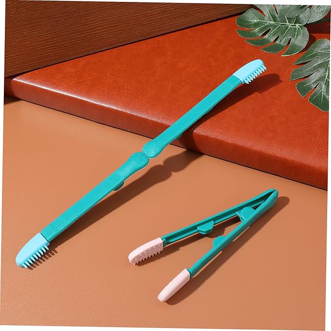 2Pcs Cat Eye Grooming Comb Portable Tear Brush for Kittens Lightweight Eye Tool Essential Kitten Supply for Daily Grooming and