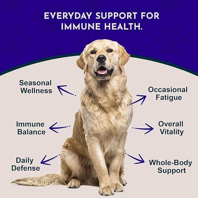 Animal Essentials Super Immune - Dog & Cat Immune Support for Puppies with Olive Leaf Extract & Echinacea, Olive Root for Dogs, Supports Respiratory Health & Overall Wellness - 1 Fl Oz