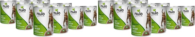 Nulo Duck & Tuna Recipe Pate Wet Canned Cat Food,12.5 Ounce,(Pack of 24)
