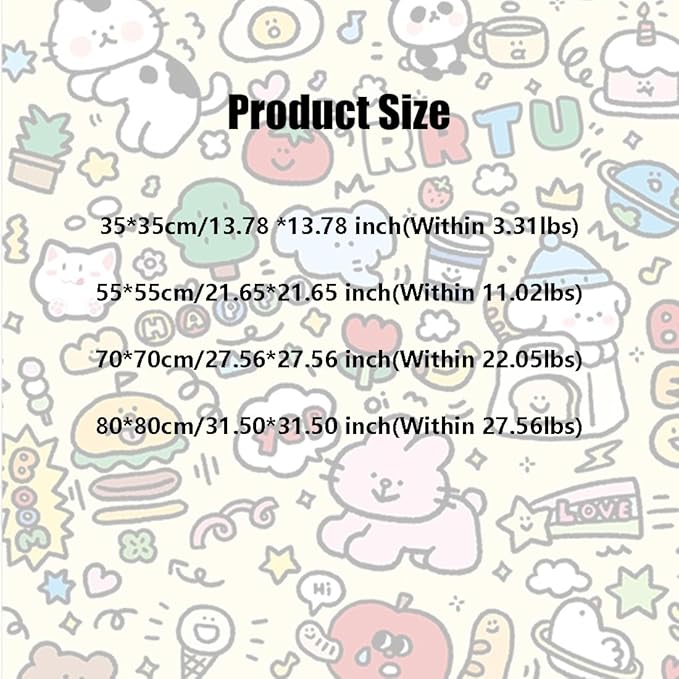 Cat Grooming Wrap for Cutting Nails, 27.6" Anti-Scratch Anti-Escape Cat Holder for Claw Clipping, Self-Adherent Soft Cat Swaddle Wrap for Nail Trimming for Cats & Kittens (1,21.65*21.65 inch)