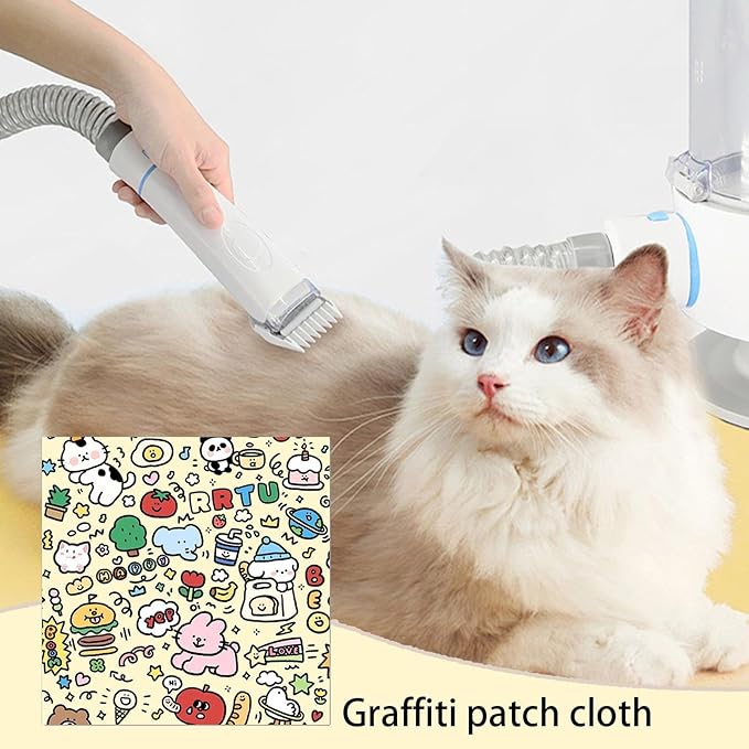 Cat Grooming Wrap Adherent - Adhesive Anti-Bite Fabric Swaddle Cat Wrap, Adhesive Wrap for Grooming Cats, Screen Cleaning Cloth Cat Claw Care Adherent Restraint Wrap for Pet Shelter, Home