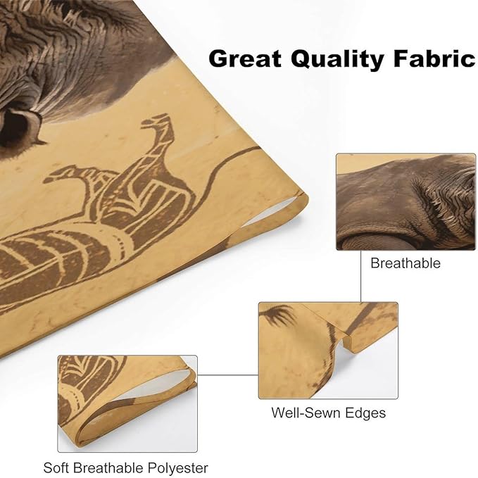 Dog Bandana Spring Pet Scarf Adjustable Triangle Rhino Printing Dog Bib Washable Polyester Puppy Bandana for Small Medium Large Dogs Cat Birthday Party Supplies