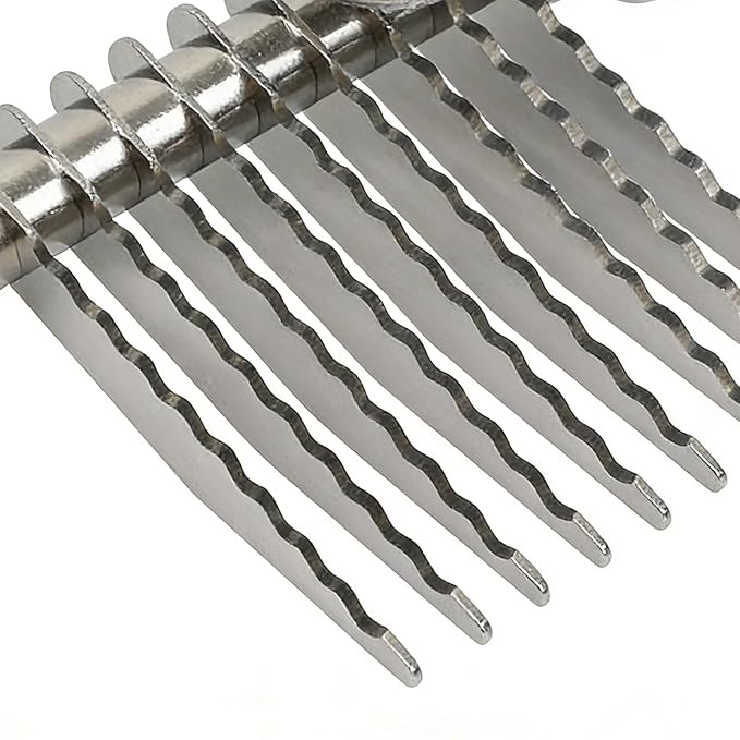 Dematting Comb for Cats - Ergonomic Gentle Metal - Cat Hair Brush Undercoat Detangling Comb - for Small Medium Long Short Puppy Kitten Home Indoor
