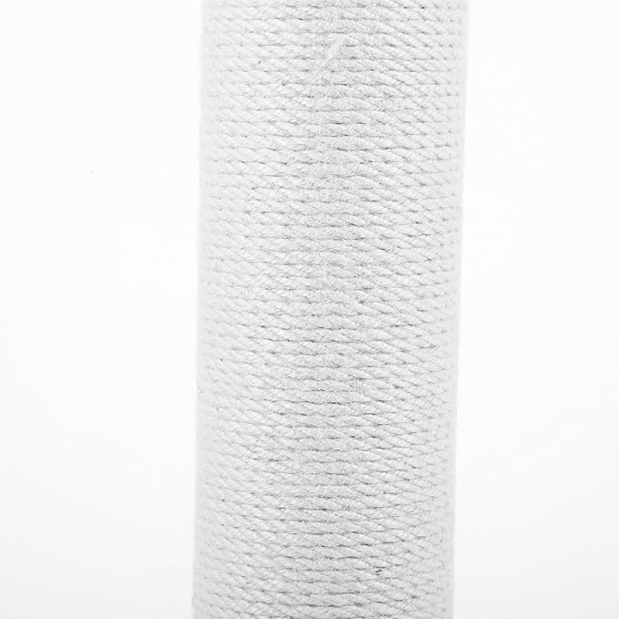 POPETPOP Cat Scratching Post Twine Adorable Scratcher for Indoor Cats and Wear-Resistant Design for Healthy Claws and Fun Playtime