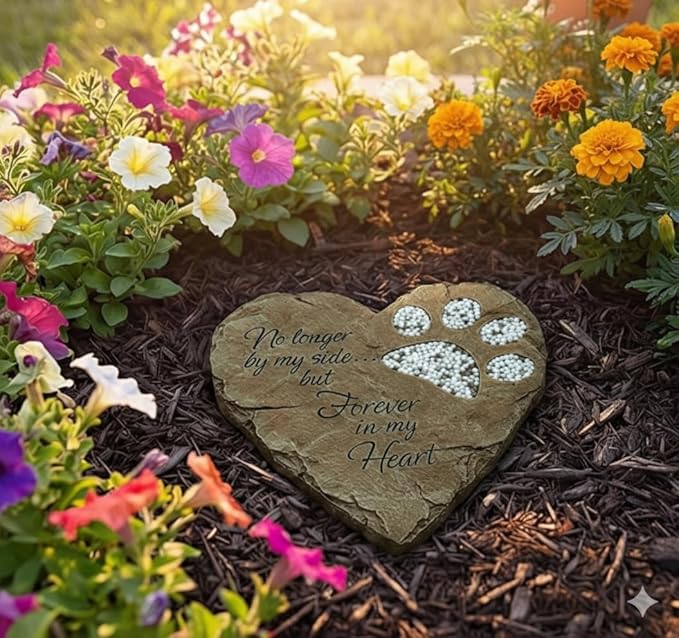 Carson 98843 Pet Memorial Garden Stone, Brown