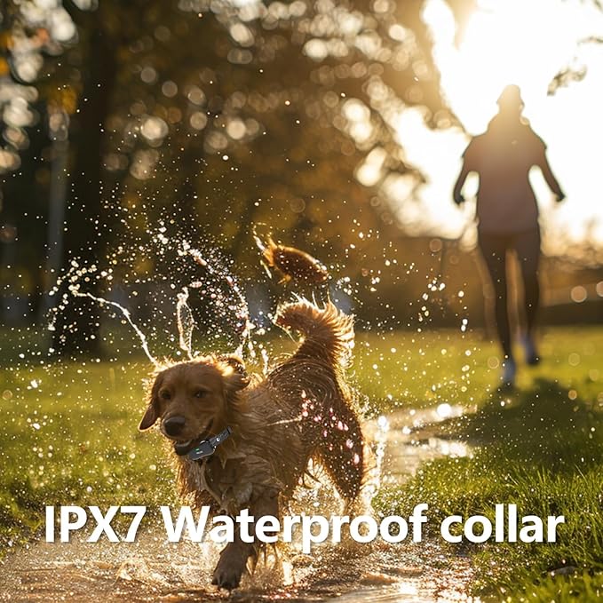 X3 Wireless Dog Fence & Training Collar for 2 Dogs, 3500FT Adjustable Fence & 6100FT Remote Collar, IPX7 Waterproof, 185 Days Standby Rechargeable Battery, 3 Training Modes, 10-130 lbs