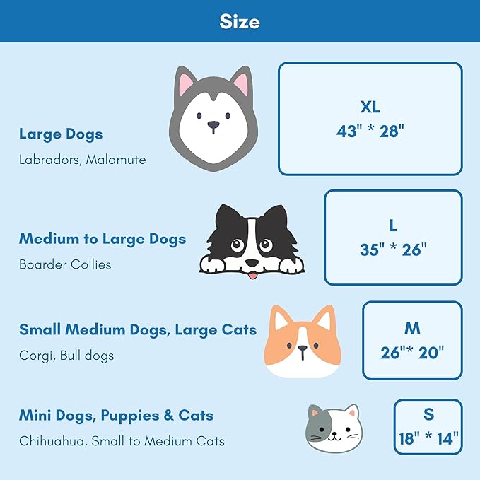 petfelix Mewfort Dog Cooling Mat, Chew & Scratch Resistant Dog Cooling Pad for Extra Large Dogs, Self Cooling Mat for Dogs, No Water or Electricity Needed (XL 39.4"x27.6")