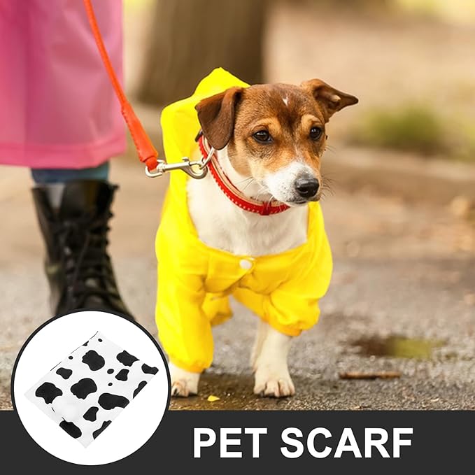 INOOMP Pet Dog Scarf Hood Warm Thickened Breathable Cotton Neck Warmer for Cats and Dogs Medium Size Winter Protective Decorative Pet Supply