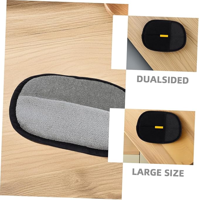 Amosfun 4Pcs Double Sided Pet Grooming Gloves Hair Removal Mitt for Cats Dogs Cleaning Tool for Furniture Clothes for Maximum Coverage