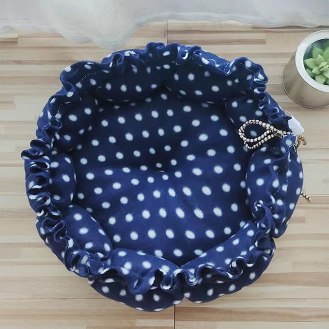 Windproof Warm Pet Bed House Drawstring Design Washable Soft Cushions Kennel for Small Dogs Cats Pet Supplies Houses for Indoor Large Houses for Warm No Heating Pad House Windproof for Winter