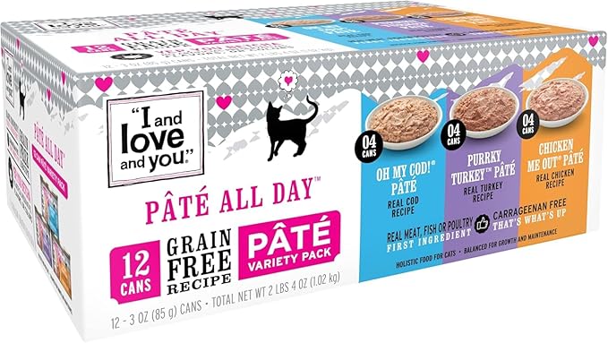 "I And Love And You" Naked Essentials Chicken & Duck + Original Cat Can Variety Pack