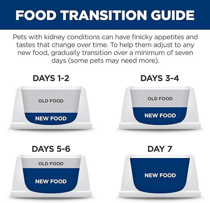 Hill's Prescription Diet k/d Kidney Care Vegetable, Tuna & Rice Stew Wet Cat Food, Veterinary Diet, 2.9 oz. Cans, 24-Pack