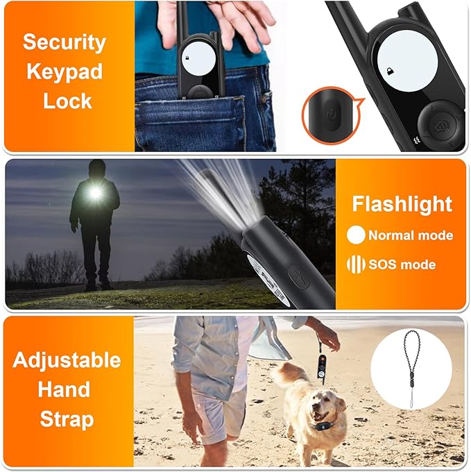 MIMOFPET Wireless Dog Fence for 2 Dogs - 25FT to 3500FT Electric Fence,185 Days Standby Time Training Collar,Pet Containment System with 3 Training Mode,Flash Light and Waterproof
