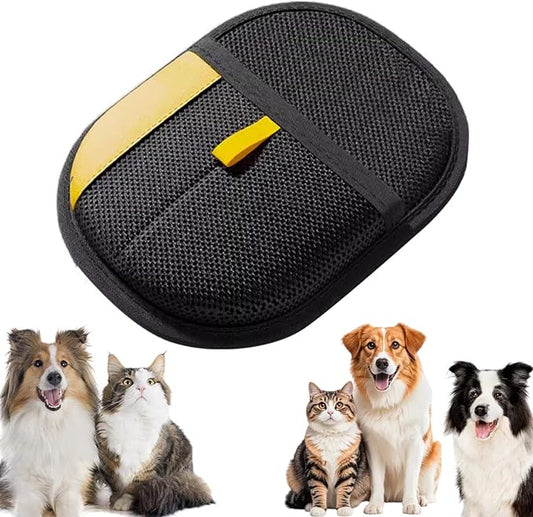 2025 Upgrade Pet Hair Removal Gloves, Electrostatic Gloves Pet Hair Reusable Cat Dog Grooming Glove, Electrostatic Remover Mitt for Dogs, Cats & Horses with Long and Short Hair Fur (1 Pack)