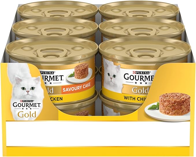 Gourmet Gold Wet Cat Adult Food, 85g (Pack of 12)